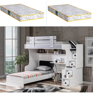 Çizgi Ranza Karyola Çalışma Masası +2 Adet Comfort Yatak