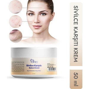 Skin Care  Yüz Kremi sivilce Karşiti Akne temizleme Tüm Cilt Tipleri Için 50ML