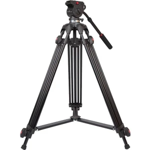 0508B Pro Broadcast Profesyonel Video Tripod 190CM 9 kg Taşıma