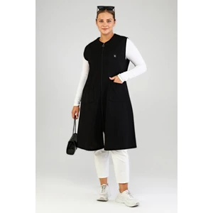 Kadın Ottoman Çelik Örme Büyük Beden Yelek