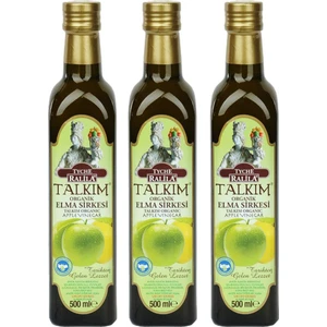 Tyche Ralila Organik Talkım Elma Sirkesi 3 x 500 ml