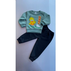 Yüksel Bebe Chıck Baskılı 3 Iplik Şardonlu 2'li Takım