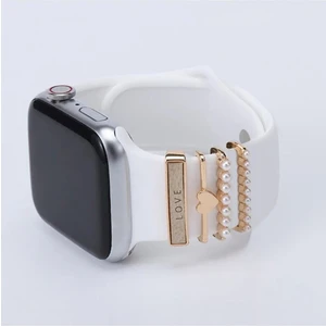 Bhs Life Apple Watch 4 Lü Love Yazılı Charm  Akıllı Saat Kordon Aksesuarı