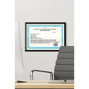 Özcanlar Çerçeve Çerçeve Ucuz  Sertifika Evrak Diploma Belge Fotoğraf Çerçevesi Duvara Asılabilir Ofis