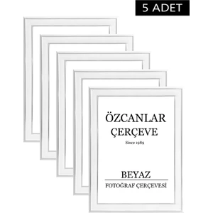 Özcanlar Çerçeve Boş Çerçeve Resim Çerçevesi Düğün Çerçevesi Çerçeve Gold Çerçeve Siyah Çerçeve Beyaz Çerçeve 5 Adet