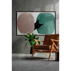 Özcanlar Çerçeve Çerçeveli Tablo Modern Sanatsal Dekorasyon Ev Dekoru Tekli Çerçeve Tablo