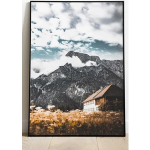 Özcanlar Çerçeve Çerçeveli Tablo Resim Çerçevesi Dekoratif Çerçeve Fotoğraf Çerçevesi  Kayık Doğa Manzara