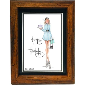 Özcanlar Çerçeve Hediyelik Çerçeve Ev Home Ofis Kişiye Özel Resim Çerçevesi Masaüstü 13X18