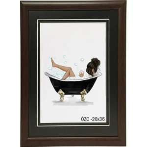 Özcanlar Çerçeve Hediyelik Çerçeve Ev Home Ofis Kişiye Özel Resim Çerçevesi Masaüstü 26X36
