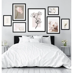 Özcanlar Çerçeve Özcanlar Dekorasyon Konsept Çoklu Çerçeveler Baskılar Baskı Seti Ev Dekoru Tablo Poster Hediye Ev Dizaynı Hediye Fikri