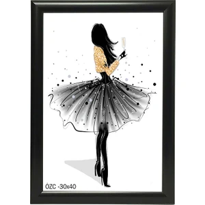 Özcanlar Çerçeve Hediyelik Çerçeve Ev Home Ofis Kişiye Özel Resim Çerçevesi Masaüstü 30X40