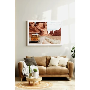 Özcanlar Çerçeve Çerçeveli Tablo Modern Sanatsal Dekorasyon Ev Dekoru Tekli Çerçeve Araba Car Tatil