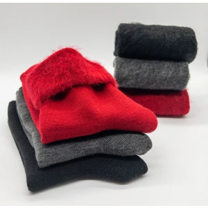 Ciho Socks 3 Çift Termal Ekstra Yumuşak Kışlık Kadın Uyku Çorabı