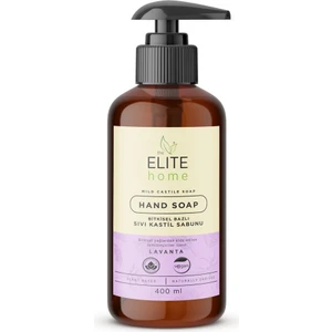 The Elite Home Bitkisel Bazlı ve Vegan Sertifikalı Sıvı El Sabunu (Lavantalı)