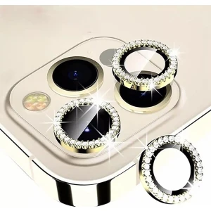 iPhone 14 Pro Max Uyumlu Swarovski Taşlı Kamera Koruyucu Lens