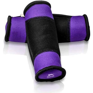 Tutacaklı Neopren Dambıl 1 kg + 1 kg Mor