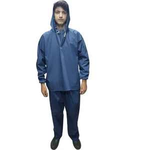 Alt Üst Lacivert Yağmurluk Xxxl