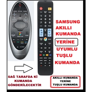 Ata Elektronik Samsung Tüm Modeller Için Smartled Tv Kumandası - Akıllı Magic  Air Sihirli Maus Mouse - Yerine - Tuşlu Muadil Klasik Model Kumandası 1078