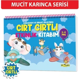 Yükselen Zeka Yayınları Konuşma ve Dikkati Geliştiren 2-4 Yaş Cırt Cırtlı Etkinlik Kitabım