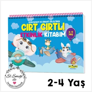 Yükselen Zeka Yayınları Yükselen Zeka Konuşma ve Dikkati Geliştiren Cırt Cırtlı Etkinlik Kitabım 2-