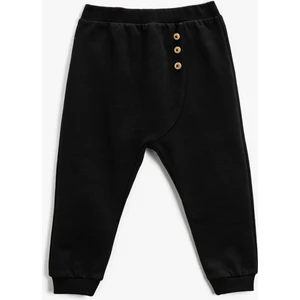 Erkek Bebek Eşoftman Alt Siyah 3SMB40007TK