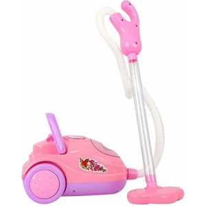 Can Ali Toys Oyuncak Pilli Elektrikli Şirin Süpürge Makinesi Ses Efektli Pembe