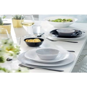 luminarc Carine Temperli Beyaz 24 Parça Yemek Takımı.27 Cm.servis & 21 Cm.yemek & 19 Cm.tatlı & 12 Cm.çorba.