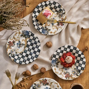 Victoria 4'lü Pasta Tabağı Seti