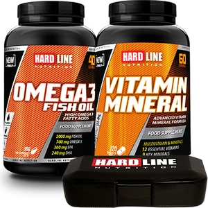 Hardline Nutrition Omega & Vitamin Minarel Kombinasyonu