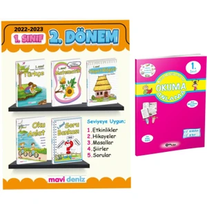 Mavi Deniz Yayınları 1. Sınıf 2. Dönem Seti - Okuma Anlama Kitabı