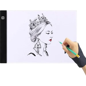 Mddg LED Işıklı A4 Boy Çizim Kopyalama Eskiz Çizim Ultra Ince Animasyon Çizim Tableti