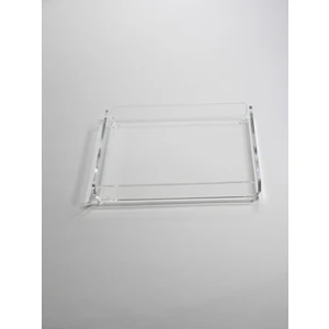 Şeffaf Pleksi Tepsi 20X20 cm Servis, Kahve, Çay, Sunum Ve Hediyelik Tepsi