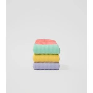 Sorbe Pamuklu Düz Çorap Kutusu (3'lü Paket)