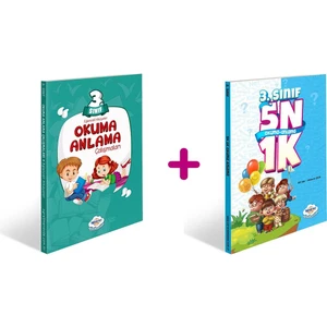 Öğretmen Evde Yayınları 3. Sınıf Okuma Anlama Kitabı - 3. Sınıf 5N1K Okuma Anlama Kitabı