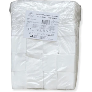 5x5 4 Kat 2000 Adet(1000'likx2Paket) Nonwoven Yüksek Emici Kumaş Tipi Spanç