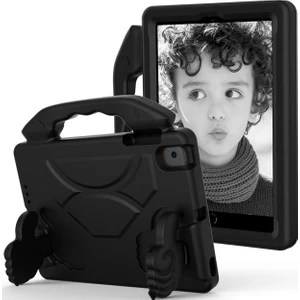 M.TK Moveteck Apple iPad 10.nesil 10.9 Inç Tablet Uyumlu Kılıf Çocuk Standlı Kollu Tutucu Ibuy Emoji Renkli A2696 A2757 A2780