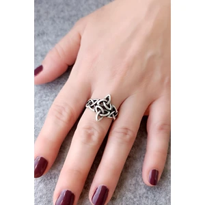 Fildişi Aksesuar Iskandinav Mitolojisi Triquetra Celtic Kelt Düğümü Şekilli Kadın Yüzük Gümüş Kaplama Ayarlanabilir El Yapımı Kadın Yüzük