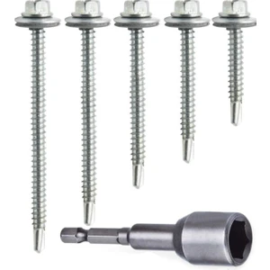 İstanbul e-Hırdavat Trapez Çatı Vidası Matkap Uçlu 5.5X38 mm 100 Adet