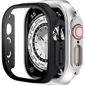 Apple Watch 8 Ultra 49MM Sense Kasa ve Ekran Koruyucu Siyah