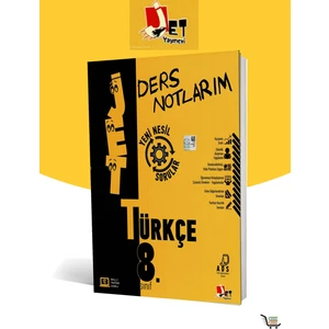 Jet Yayınevi 8. Sınıf  Türkçe Ders Notlarım