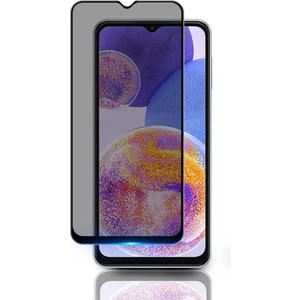 Samsung Galaxy A23 Temperli Cam Gizli Hayalet Ekran Koruyucu Film 9h Anti-Spy 6d Kavisli