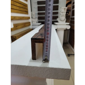 Ankara Kartonpiyer Ahşap Görünümlü Strafor 8,5x5,5 cm Ceviz Renkli (1 Metre)