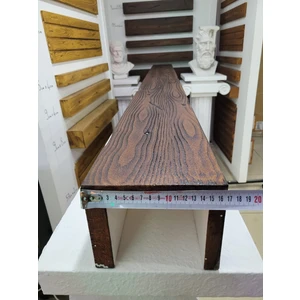 Ankara Kartonpiyer Ahşap Görünümlü Strafor 17X13,5 cm Ceviz Renkli (1 Metre)