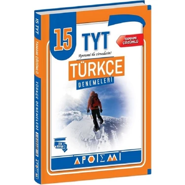 Apotemi Yayınları TYT Türkçe 15 Deneme Üniversite Hazırlık Sınavı İçin Tamamı