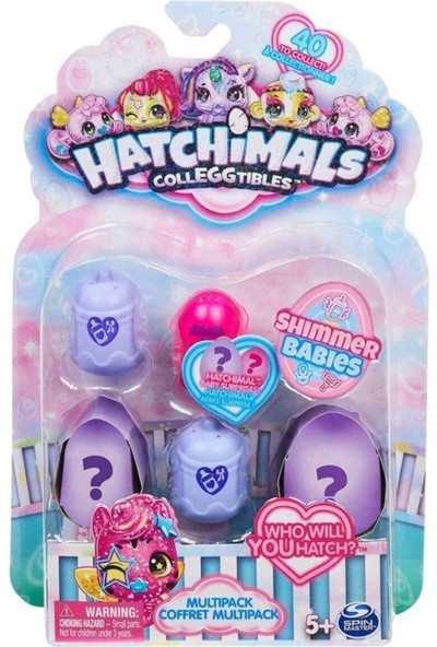 Hatchimals Colleggtibles Pırıltılı Bebekler S10 4'lü Paket