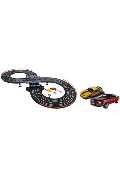 Hot Racing Vintage Challenger Işıklı Yarış Seti
