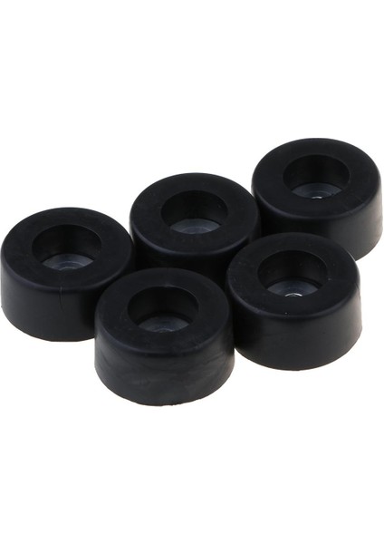 5 Adet 38X19MM Yuvarlak Kaymaz Kauçuk Mobilya Zemin Pedl(Yurt Dışından)
