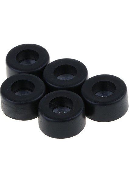 5 Adet 38X19MM Yuvarlak Kaymaz Kauçuk Mobilya Zemin Pedl(Yurt Dışından)