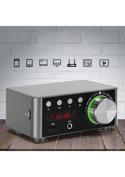 Mini 100W Bluetooth 5.0 Güç Sınıfı.0 Kanal Tf USB(Yurt Dışından) fiyatları