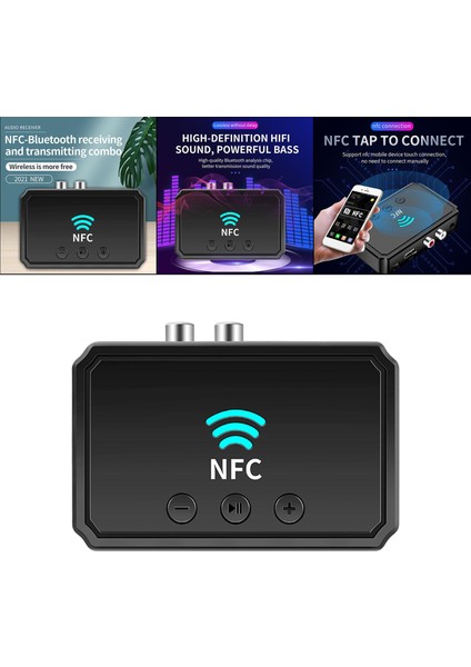 Nfc Bluetooth 5.0 Ses Adaptörü Kablosuz Stereo(Yurt Dışından)